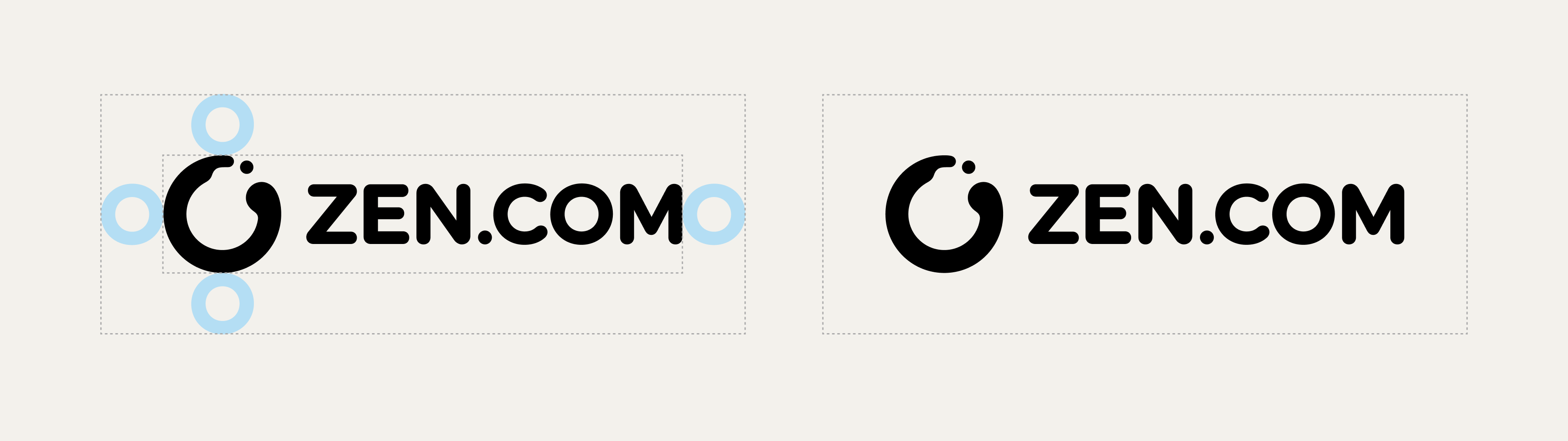 ZEN logo clear space