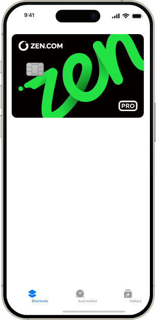 Smartphone with ZEN Card